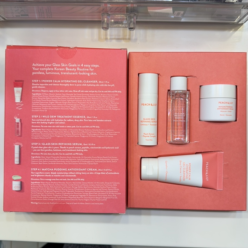 Peach 🍑 & Lily Glass Skin Discovery Kit - Picture 2 of 3